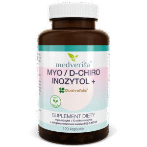 Medverita Myo / D-chiro inozytol + Quatrefolic® - 120 kapsułek