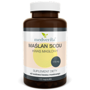 Medverita Maślan Sodu / kwas masłowy - 120 kapsułek