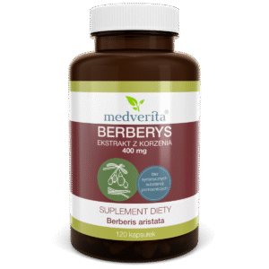 Medverita Berberys ekstrakt z korzenia 400 mg - 120 kapsułek