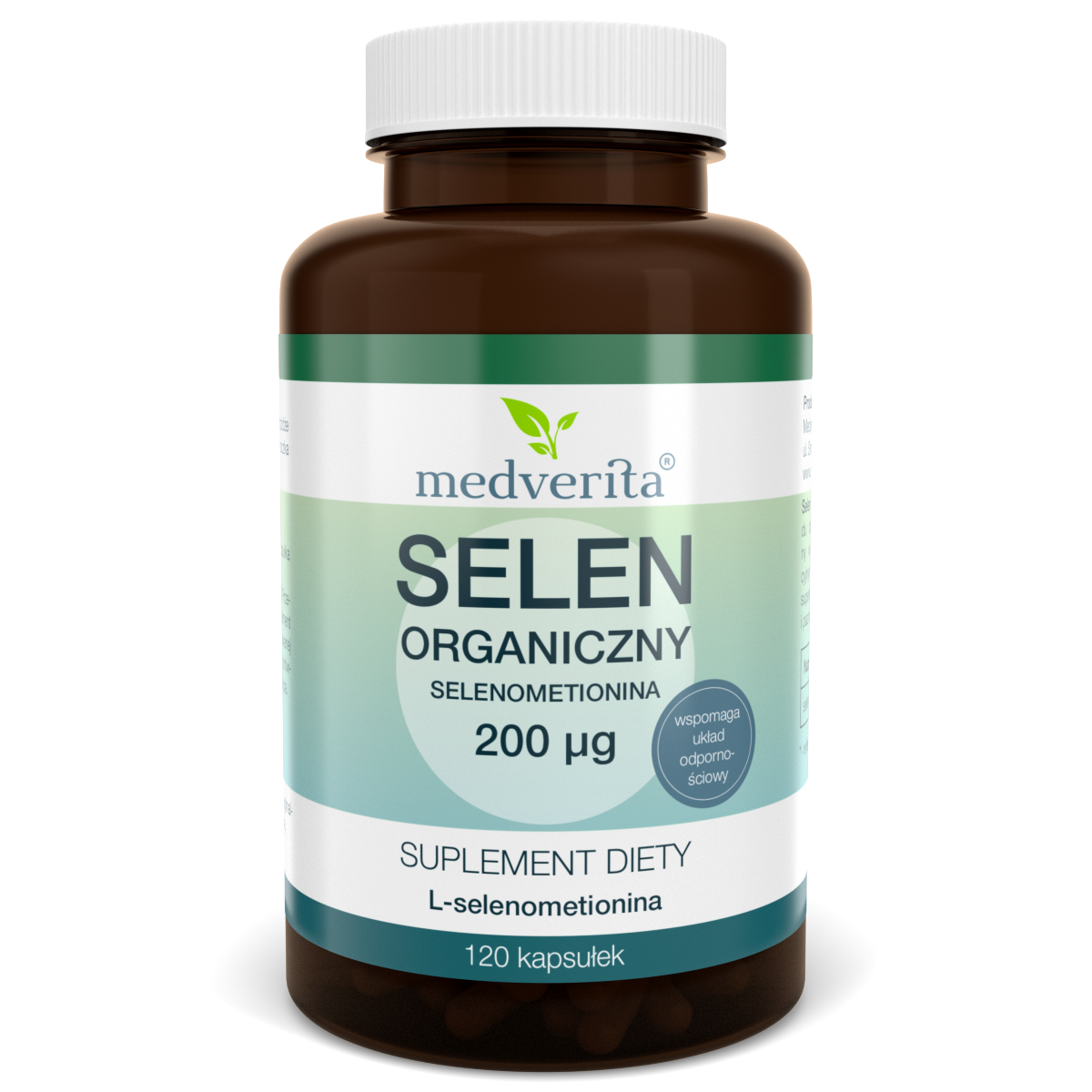 Medverita Selen Organiczny L-Selenometionina 200µg - 120 kapsułek